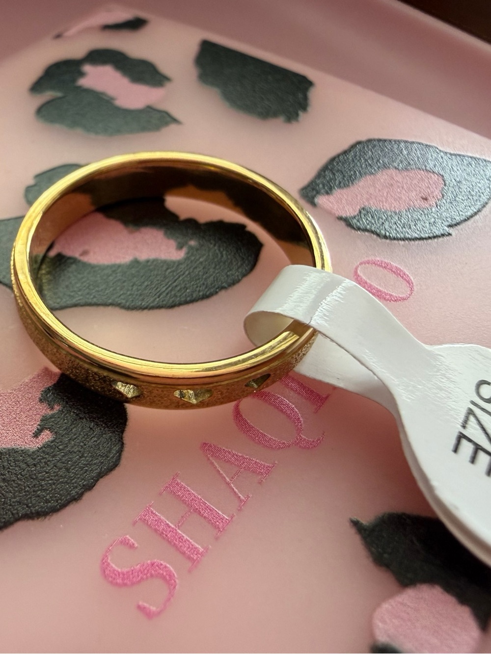 Affordable Fashion Finds Gold Tone Bangle with Heart Cutouts